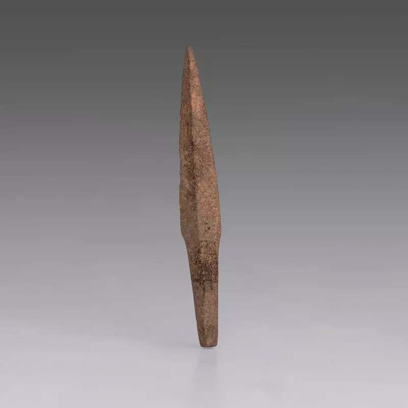 新石器柳叶形石镞0